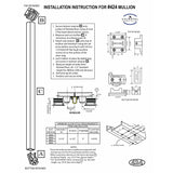 Cal-Royal 424 Hardware Mullion Fire Rated - All Things Door