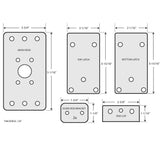Cal-Royal Glass Bead Shim Kits For 2200 Series Exit Devices - All Things Door