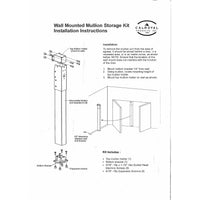 Cal-Royal WALLKIT Mullion Storage Kit - All Things Door