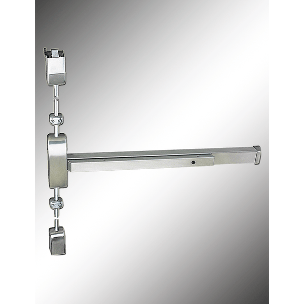 Cal-Royal 9800 Series Surface Vertical Rod Mechanical Exit Device UL Fire Rated and Non-Rated Grade 1 Push Bar Style - All Things Door