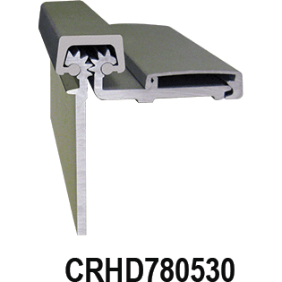 Cal-Royal CRHD78 0530 Heavy Duty Geared Aluminum Continuous Hinge Half Surface - All Things Door