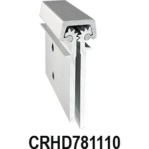 Cal-Royal CRHD78 1110 Heavy Duty Geared Aluminum Continuous Hinge Full Mortise - All Things Door