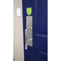 Cal-Royal Hands Free Modern Hospital Double Arm Pull with Microban Anti-Microbial Coating - All Things Door