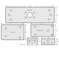 Cal-Royal Glass Bead Shim Kits for 9800 Series Exit Devices - All Things Door