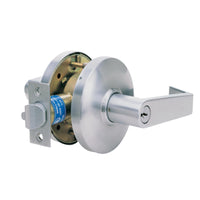 Cal-Royal Genesys GN Lever Design Key In Lever Cylinder US32D Finish - All Things Door