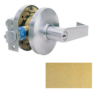 Cal-Royal Genesys GN Lever Design Key In Lever Cylinder US3 Finish - All Things Door