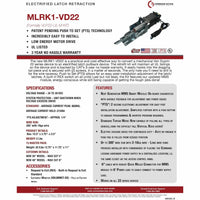 Command Access MLRK1-VD22 Electronic Motorized Latch Retraction Kit for use with Von Duprin 22 Series Devices - All Things Door