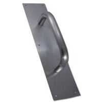 Design Hardware Pull Plate Pull-P416 1" Diameter pull 4" x 16" plate 8" CTC - All Things Door