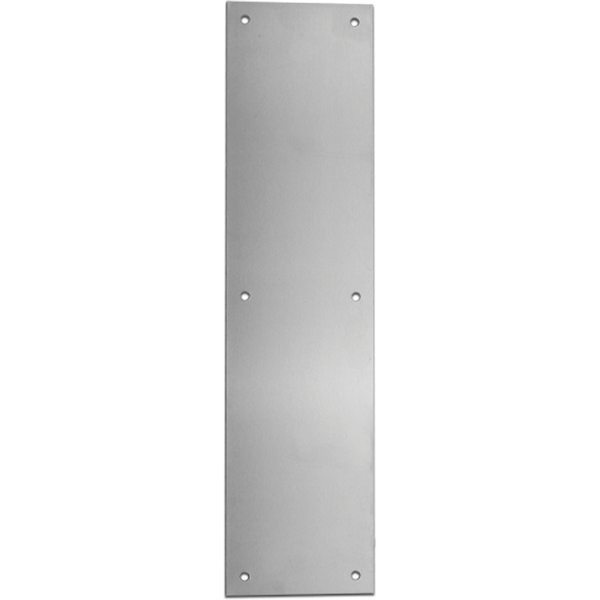 Design Hardware PushP-3 1/2x 15 Push Plate .050 Thickness 3-1/2" x 15" - All Things Door