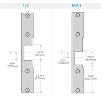 HES 1500 Series Electric Strike Facplates - All Things Door