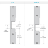 HES 1500 Series Electric Strike Facplates - All Things Door