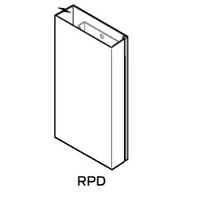 Hollow Metal Door Flush 18ga A60 Galvanneal Polystyrene Core 3 Hinge x RPD Blank Lock Non-Rated or Fire Rated Steelcraft Locations 4'0 Width - All Things Door