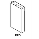 Hollow Metal Door Flush 18ga A60 Galvanneal Polystyrene Core Blank Hinge x RPD Blank Lock Non-Rated or Fire Rated Steelcraft Locations 2'6 Width - All Things Door
