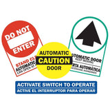 MS Sedco ANSI Compliant Door Safety Decals - All Things Door