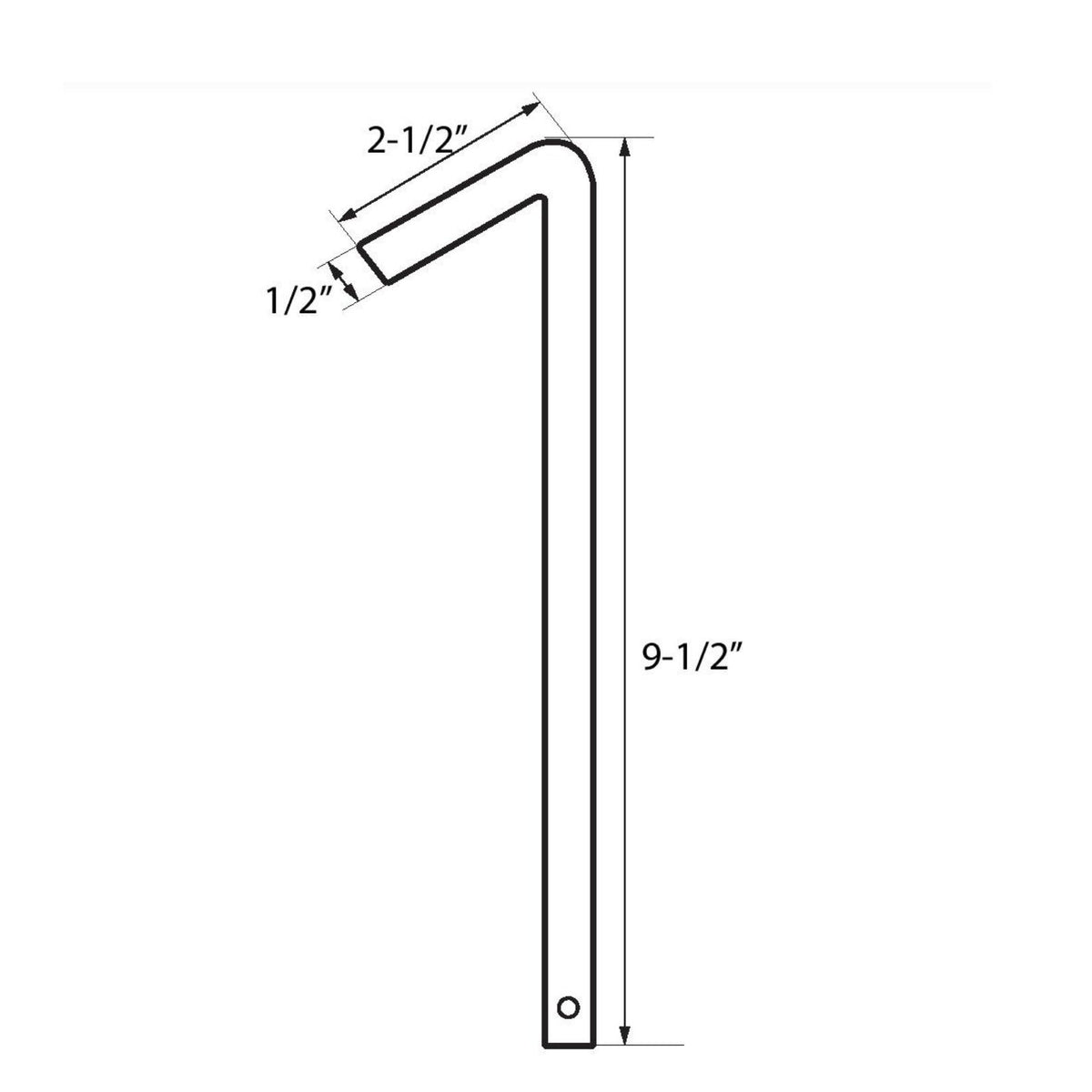 Cal-Royal PDL-200 Privacy Door Latch Disengage Tool | AllThingsDoor.com