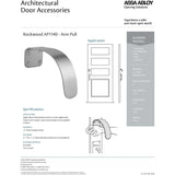 Rockwood AP1140.32DMS Hands Free Arm Pull - All Things Door
