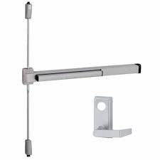 Von Duprin 2227L Surface Vertical Rod Mechanical Exit Device UL Fire Rated and Non-Rated Grade 1 Push Bar Style - All Things Door